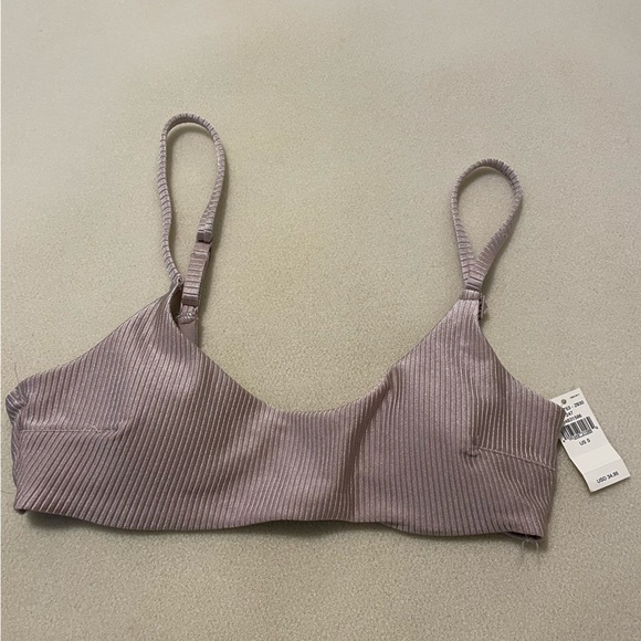 *NEW* Aerie Iridescent Pearl Scooped Top Bikini - Picture 1 of 10
